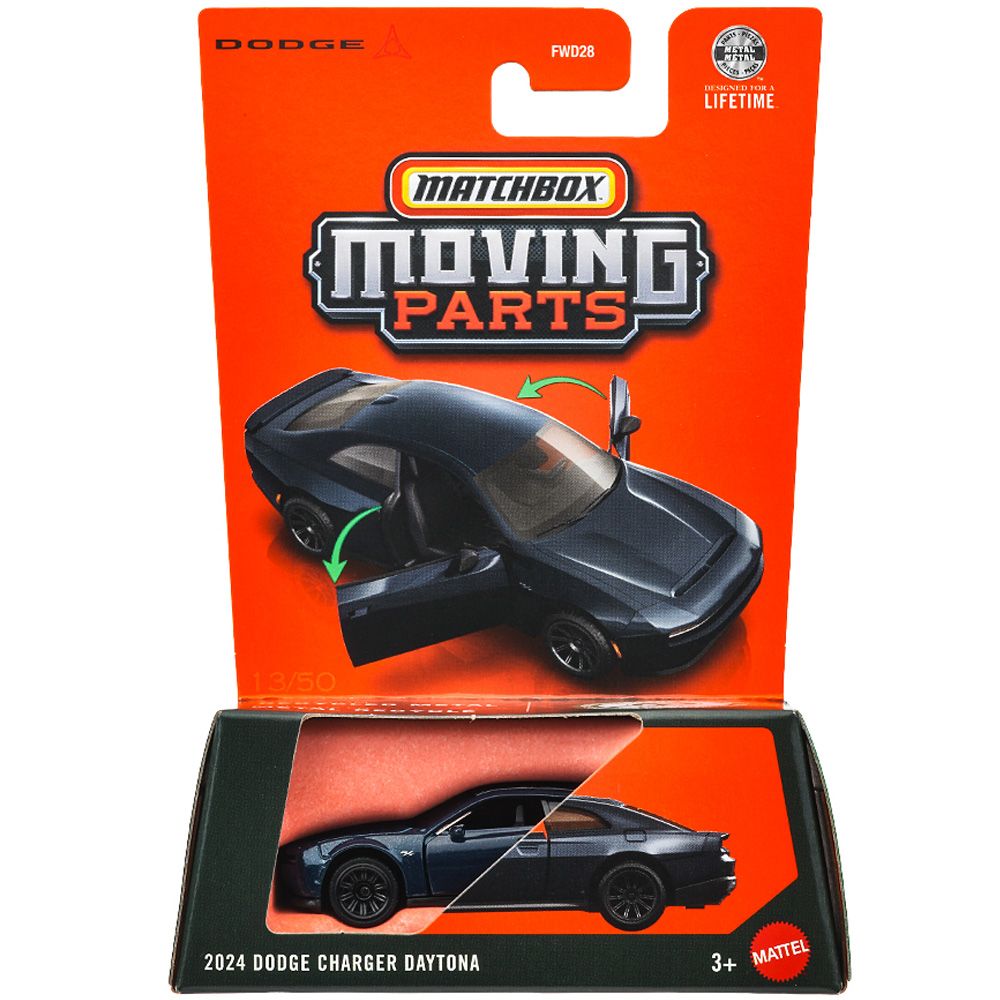 Kоличка Matchbox, Moving Parts, Dodge Charger Daytona, JHV42