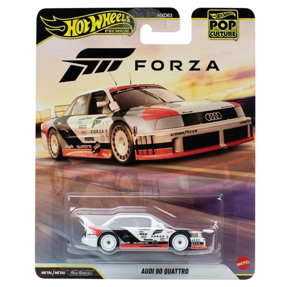 Метална количка, Hot Wheels Premium, Pop Culture, Audi 90 Quattro, JHX05