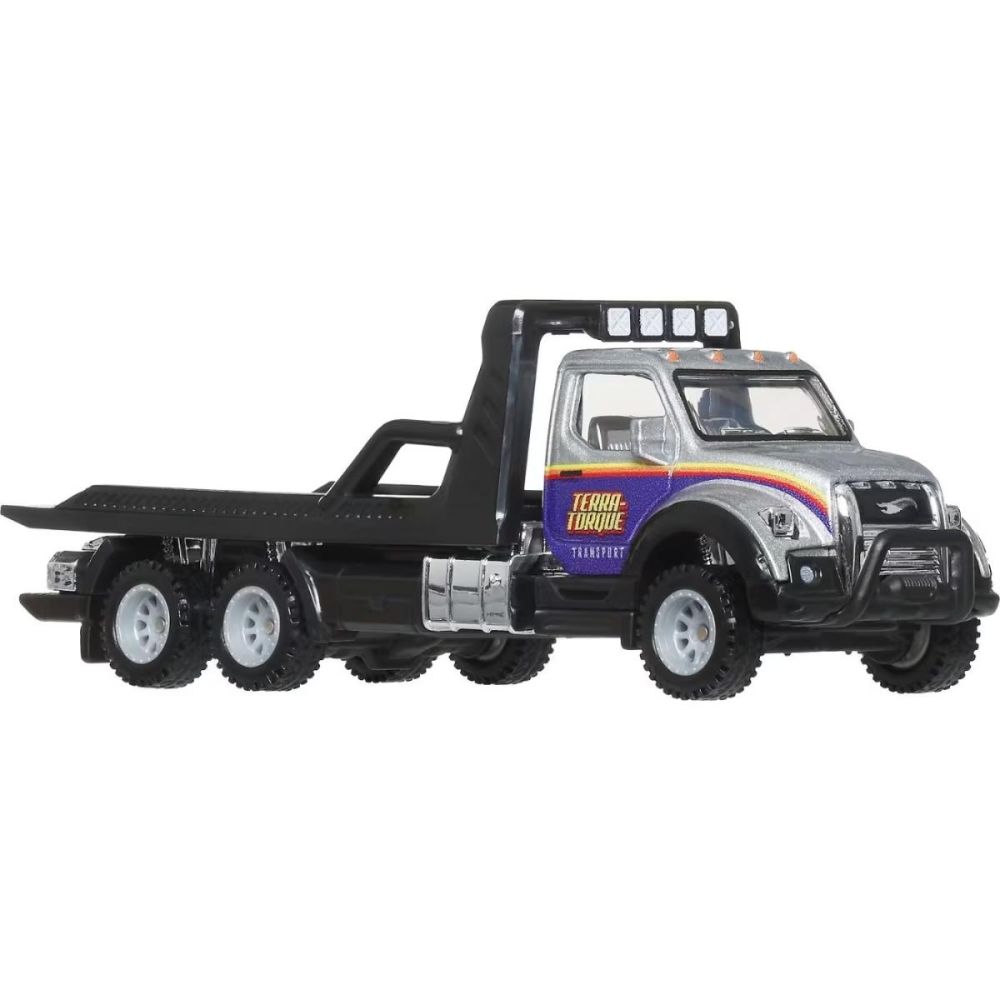 Автовоз с количка Hot Wheels, Car Culture Team Transport, 67 Off Road Tout-Terrain Camaro и Terra-Torque, JHX93