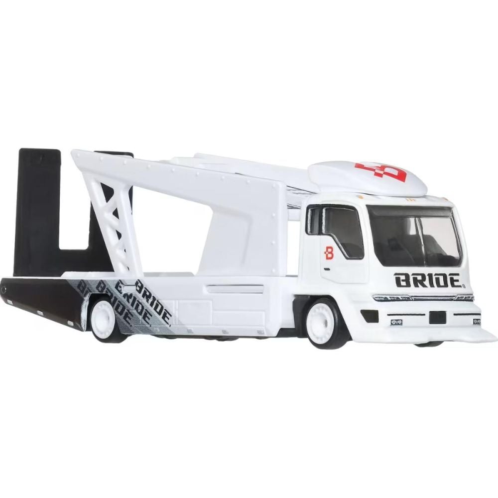 Автовоз с количка Hot Wheels, Car Culture Team Transport, HW Honda Civic Type-R и Kousoku Hauler, JHX94