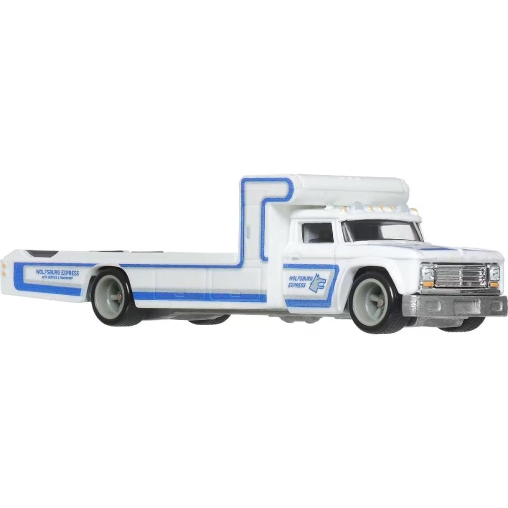 Автовоз с количка Hot Wheels, Car Culture Team Transport, Volkswagen Corrado VR6 и Retro Rig, JHX95