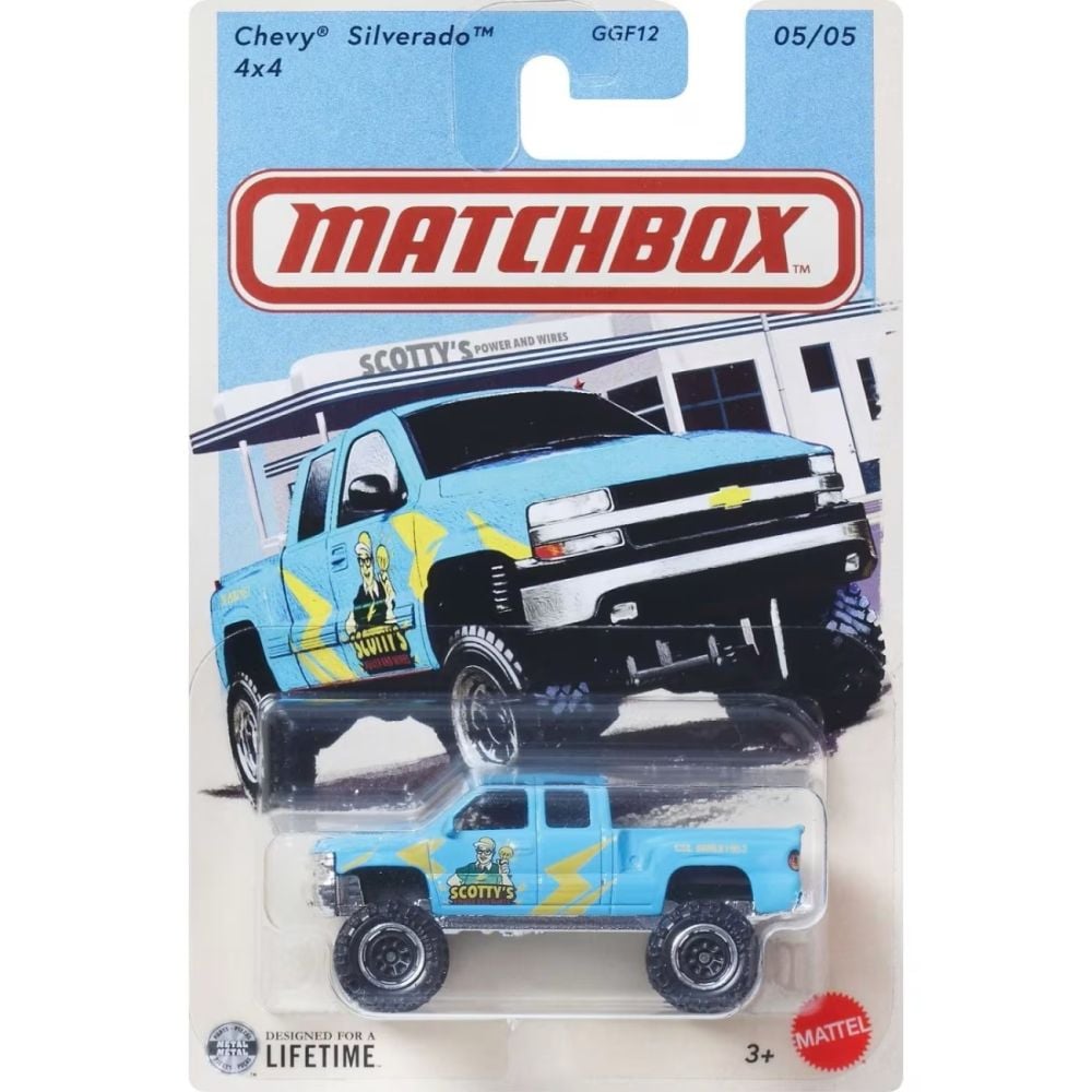 Метална количка, Matchbox, Chevy Silverado 4X4, JJR49