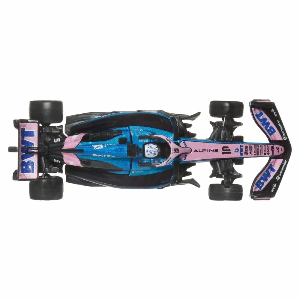 Метална състезателна количка, Hot Wheels, BWT Alpine 2025, Formula 1 Team 10, JKD82