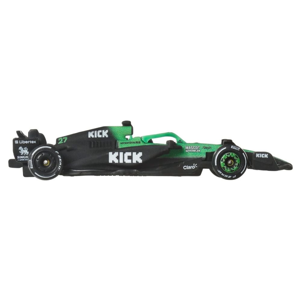 Метална състезателна количка, Hot Wheels, Kick Sauber 2025, Formula 1 Team 27, JKD84