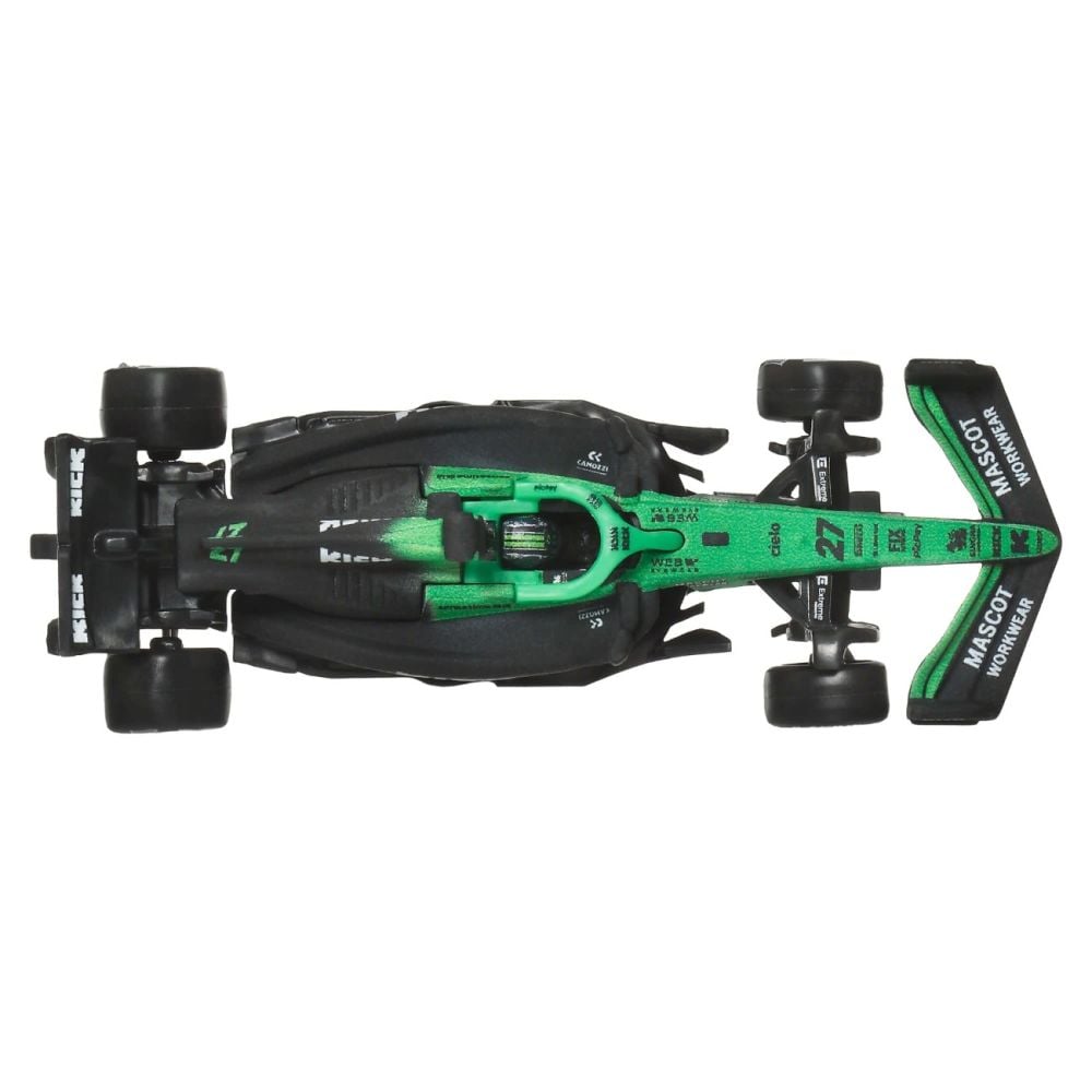 Метална състезателна количка, Hot Wheels, Kick Sauber 2025, Formula 1 Team 27, JKD84
