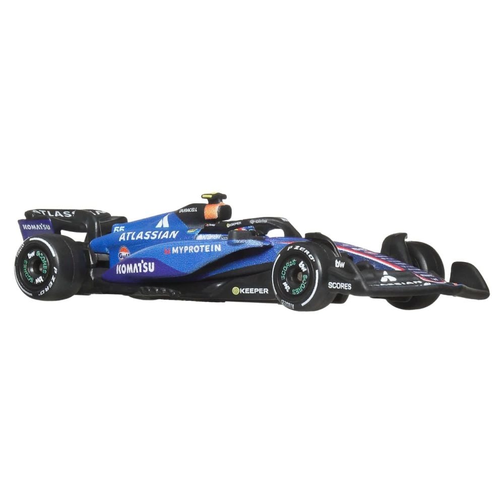 Метална състезателна количка, Hot Wheels, Atlassian Williams Racing 2025, Formula 1 Team 55, JKD85
