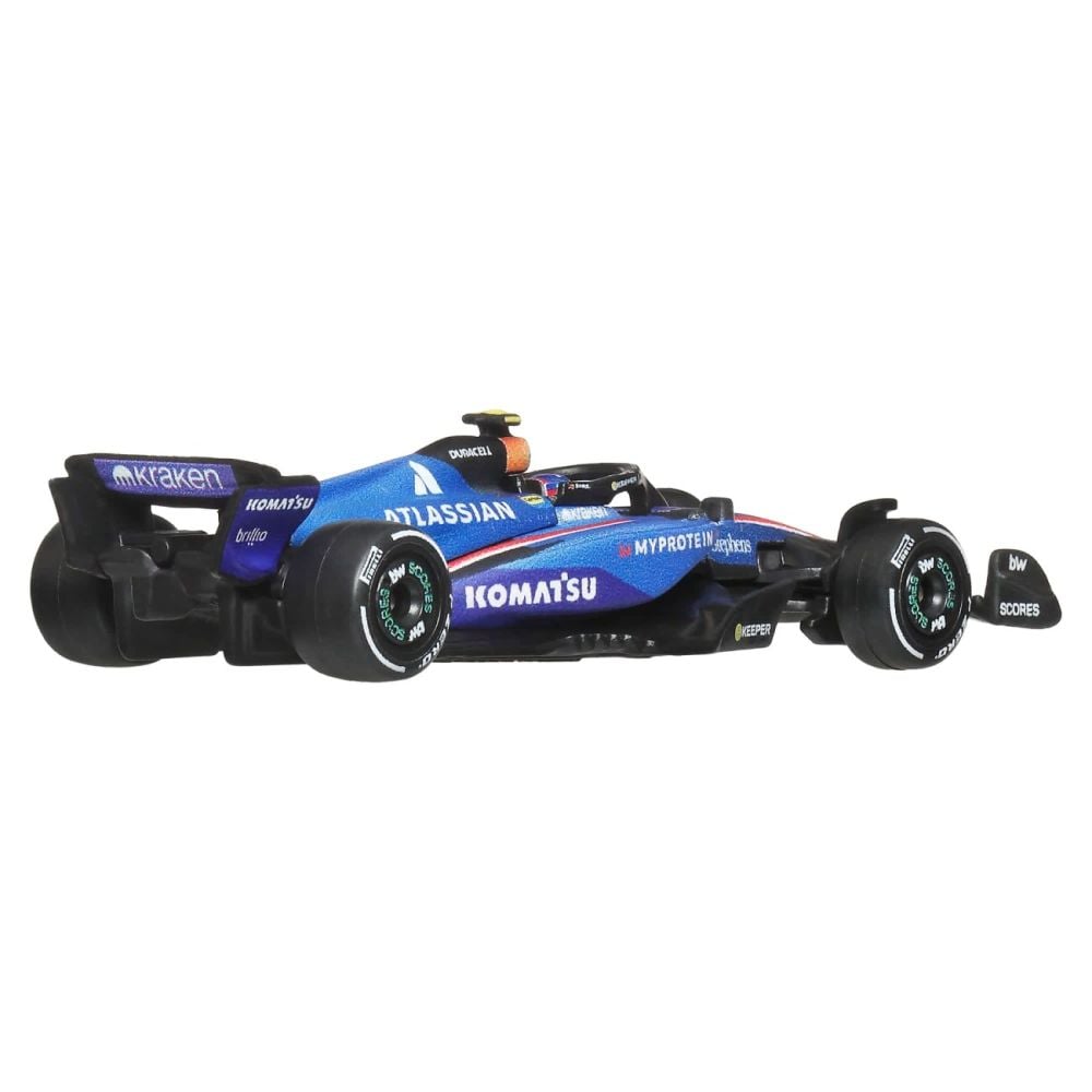 Метална състезателна количка, Hot Wheels, Atlassian Williams Racing 2025, Formula 1 Team 55, JKD85