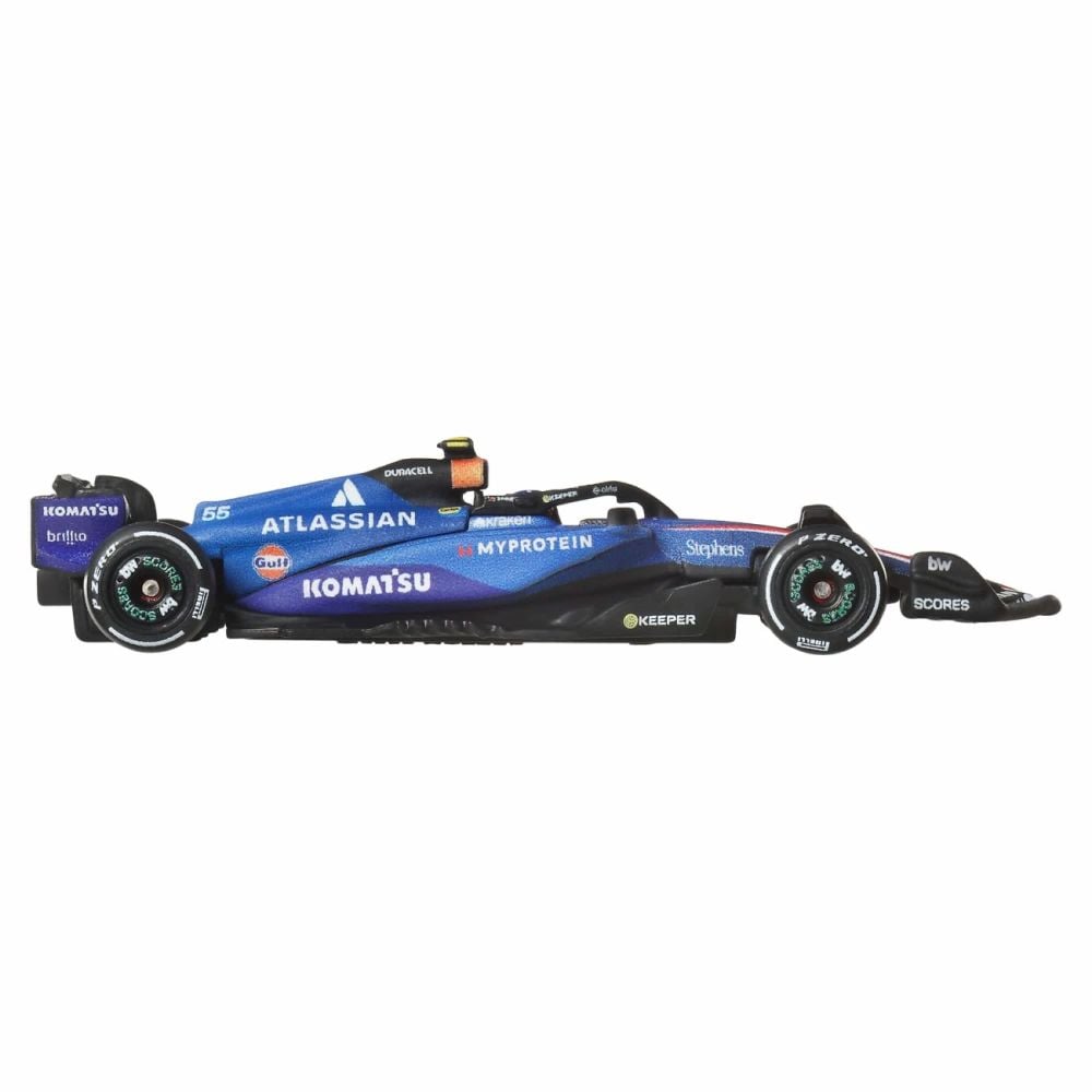 Метална състезателна количка, Hot Wheels, Atlassian Williams Racing 2025, Formula 1 Team 55, JKD85