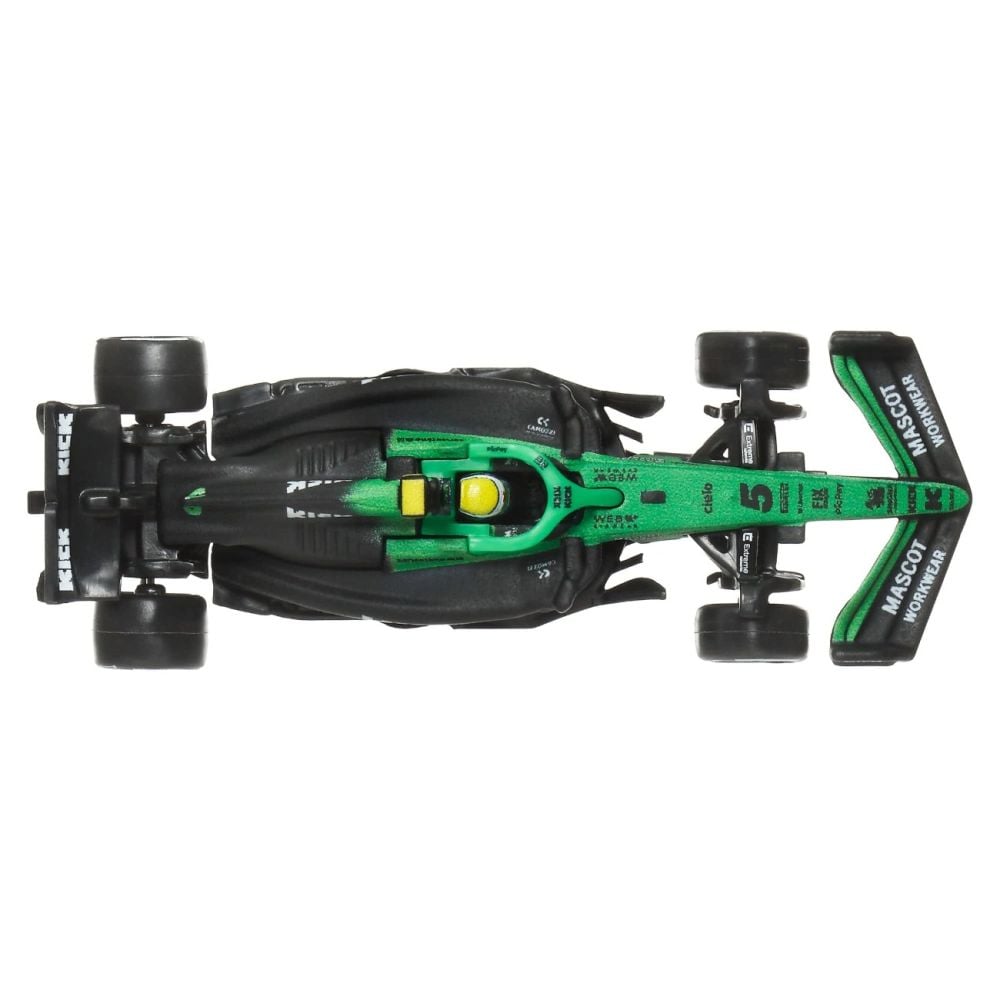 Метална състезателна количка, Hot Wheels, Kick Sauber 2025, Formula 1 Team 5, JKD89