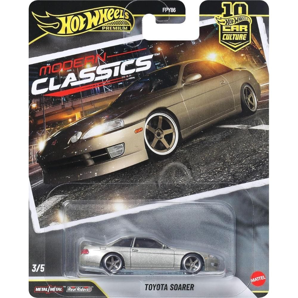 Метална количка, Hot Wheels Premium, Modern Classics Toyota Soarer 2026, JKF15