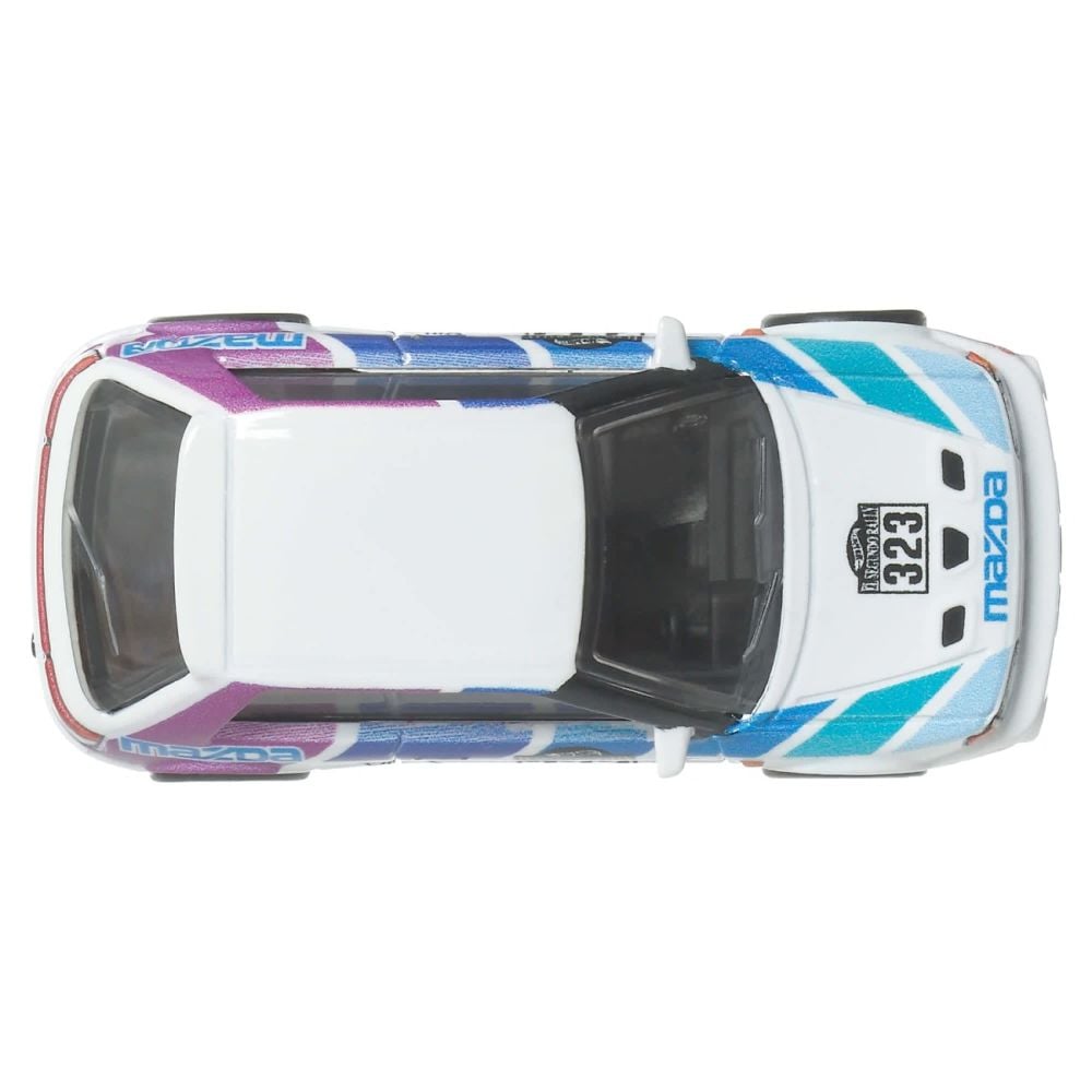Метална количка, Hot Wheels Premium, Car Culture, Mazda 323 GTR, JKF17