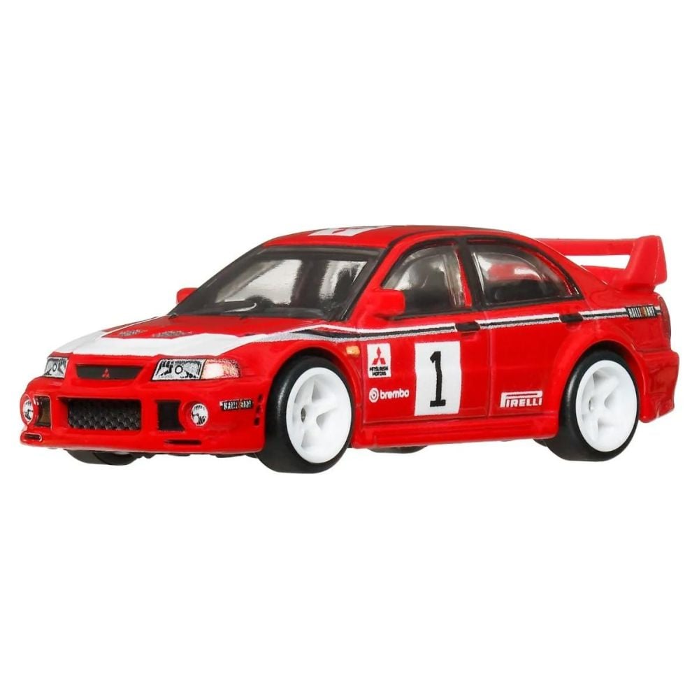 Метална кола, Hot Wheels Premium, Car Culture, Thrill Climbers, Mitsubishi Lancer Evolution VI, JKF19