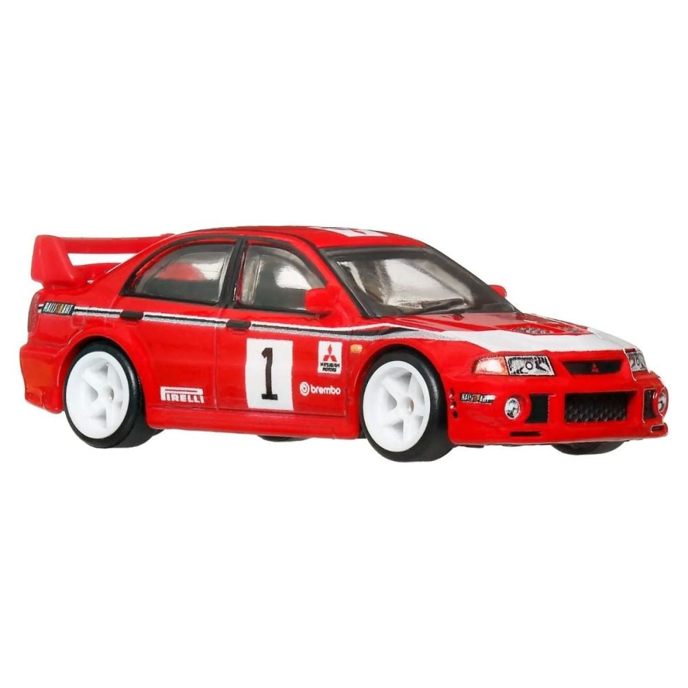 Метална кола, Hot Wheels Premium, Car Culture, Thrill Climbers, Mitsubishi Lancer Evolution VI, JKF19