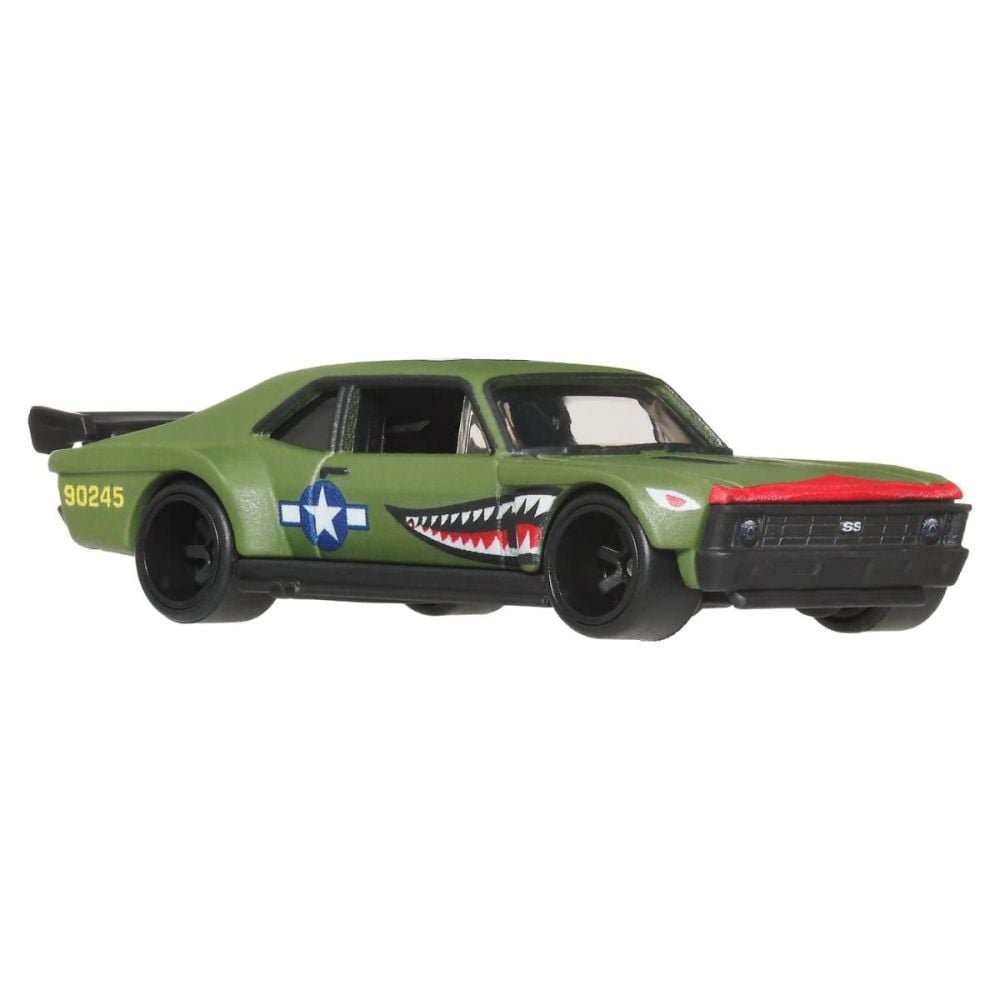 Метална количка, Hot Wheels Premium, Car Culture, Aero Styles, Custom 70 Chevy Nova, JKF37
