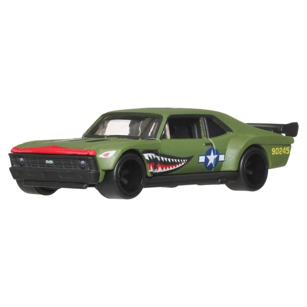 Метална количка, Hot Wheels Premium, Car Culture, Aero Styles, Custom 70 Chevy Nova, JKF37