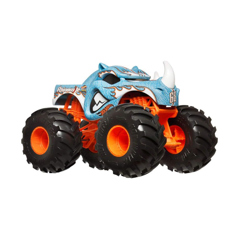 Количка Hot Wheels, Monster Truck, Crushed Car, Rhinomite, JKJ96