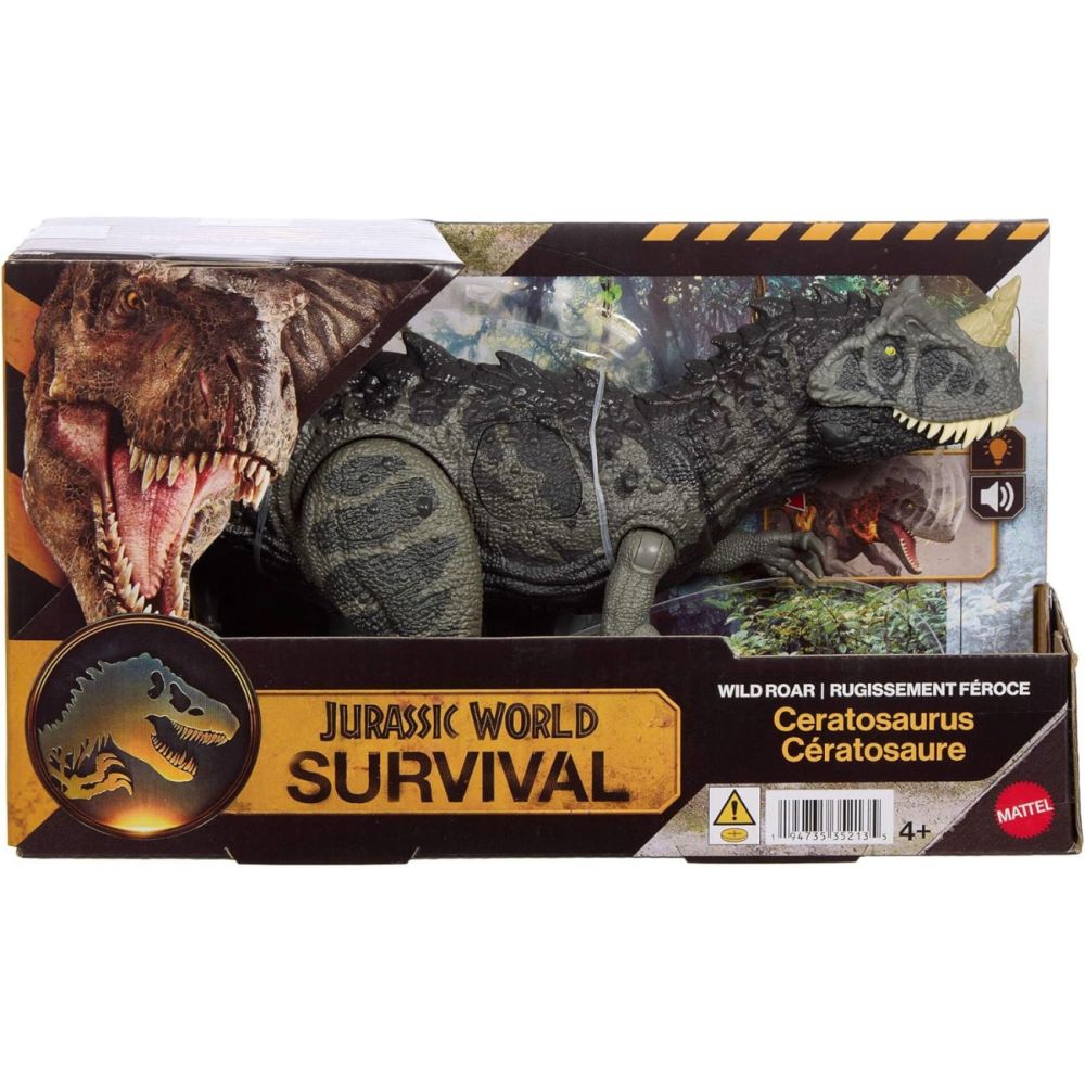 Подвижна фигурка, Jurassic World Survival, Wild Roar, Ceratosaurus, JKL77