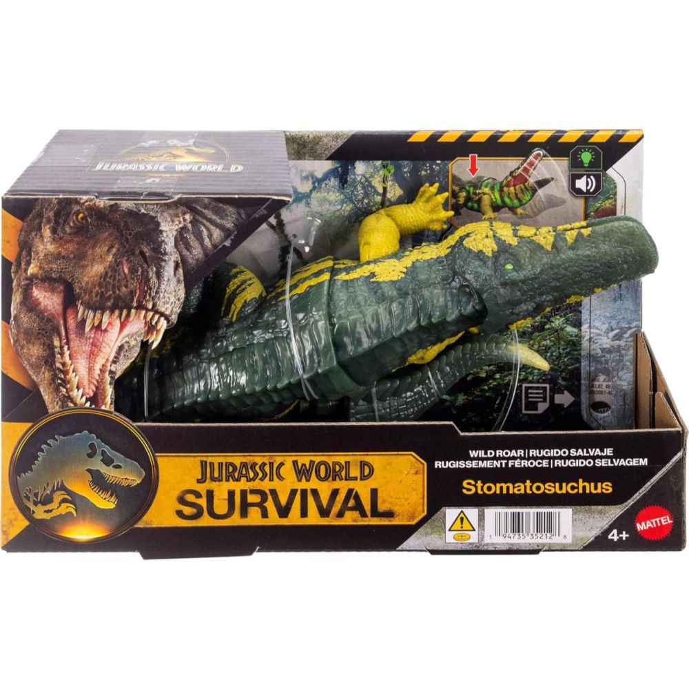 Подвижна фигурка, Jurassic World Survival, Wild Roar, Stomatosuchus, JKL82