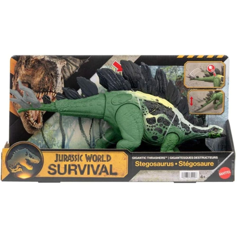Подвижна фигурка, Jurassic World Survival, Wild Roar, Stegosaurus, JKL85