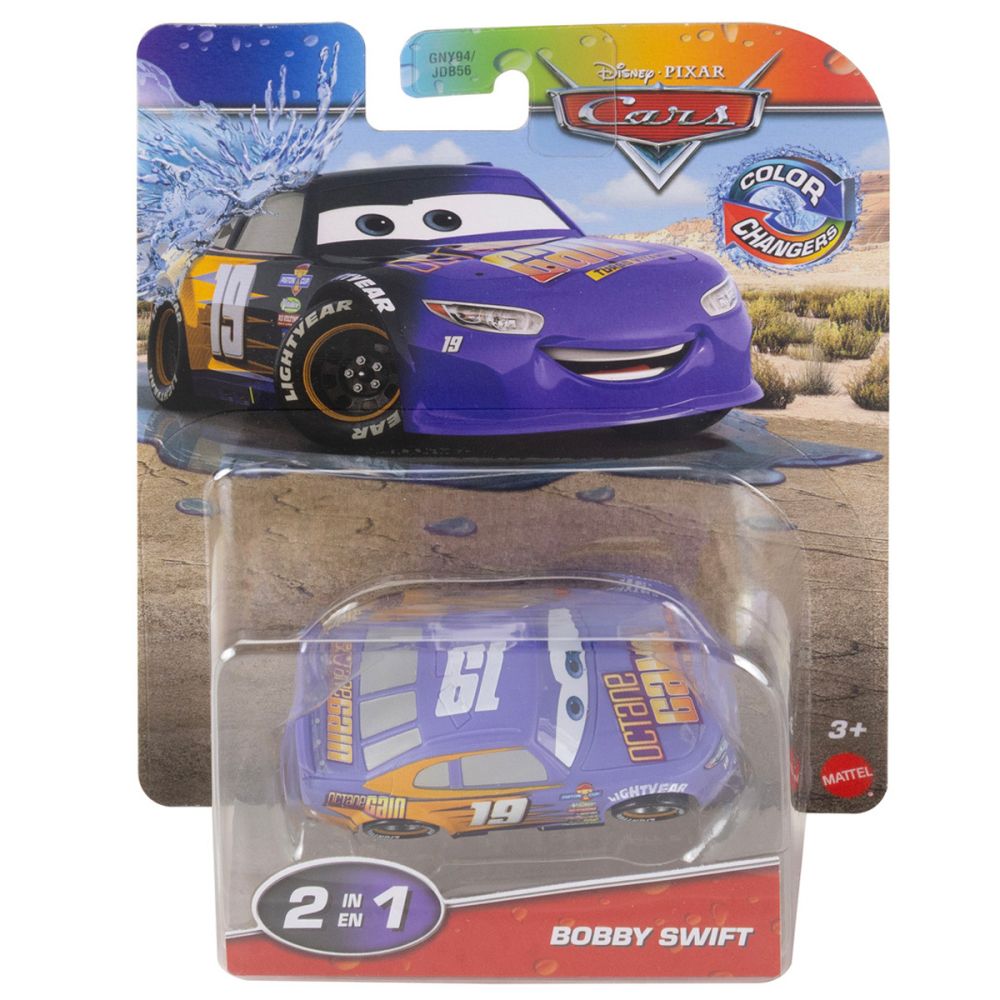 Количка Disney Cars, Color Changers, Bobby Swift, JKP75
