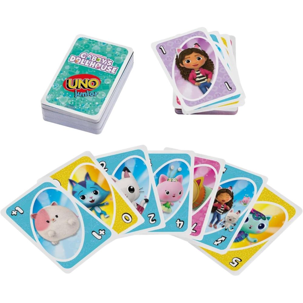 Настолна игра, Uno Junior, Gabbys Dollhouse, JLH17