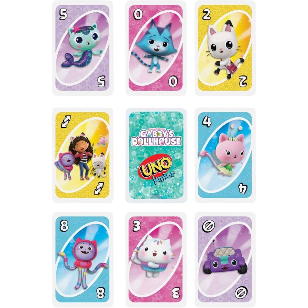 Настолна игра, Uno Junior, Gabbys Dollhouse, JLH17