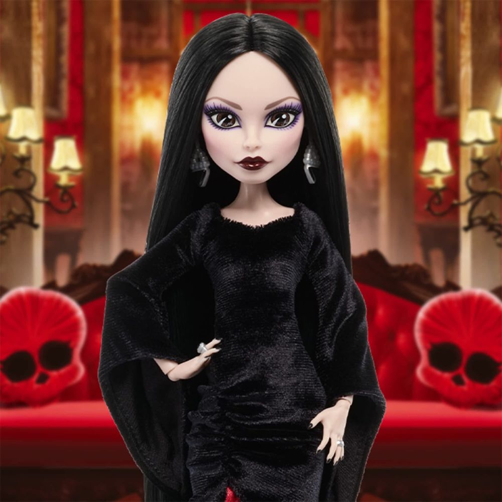 Кукла Monster High X Wednesday, Morticia Addams, JLK99