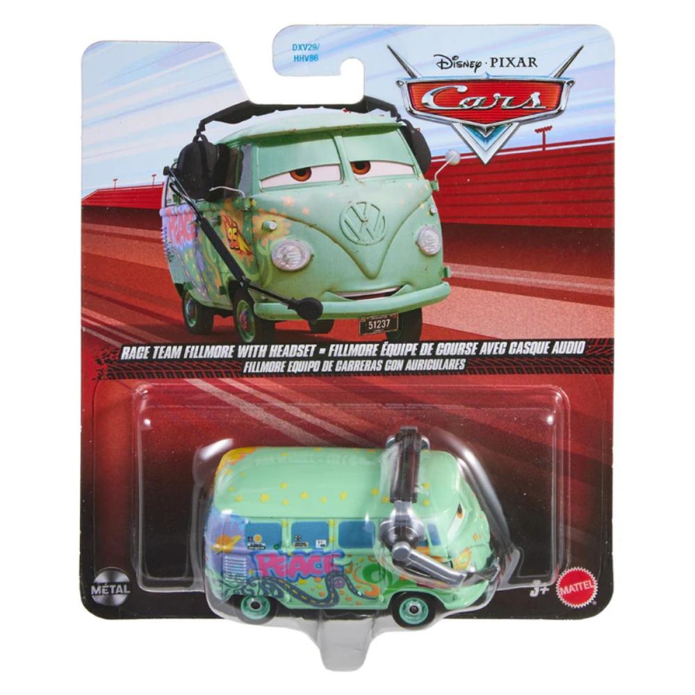Метална количка, Disney Cars, Race Team Fillmore, JMB95