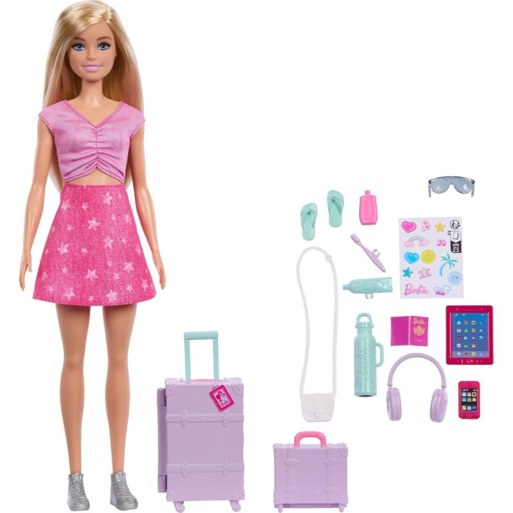 Кукла с аксесоари, Barbie, Family&Friends, Malibu Endless Adventure, JMJ47