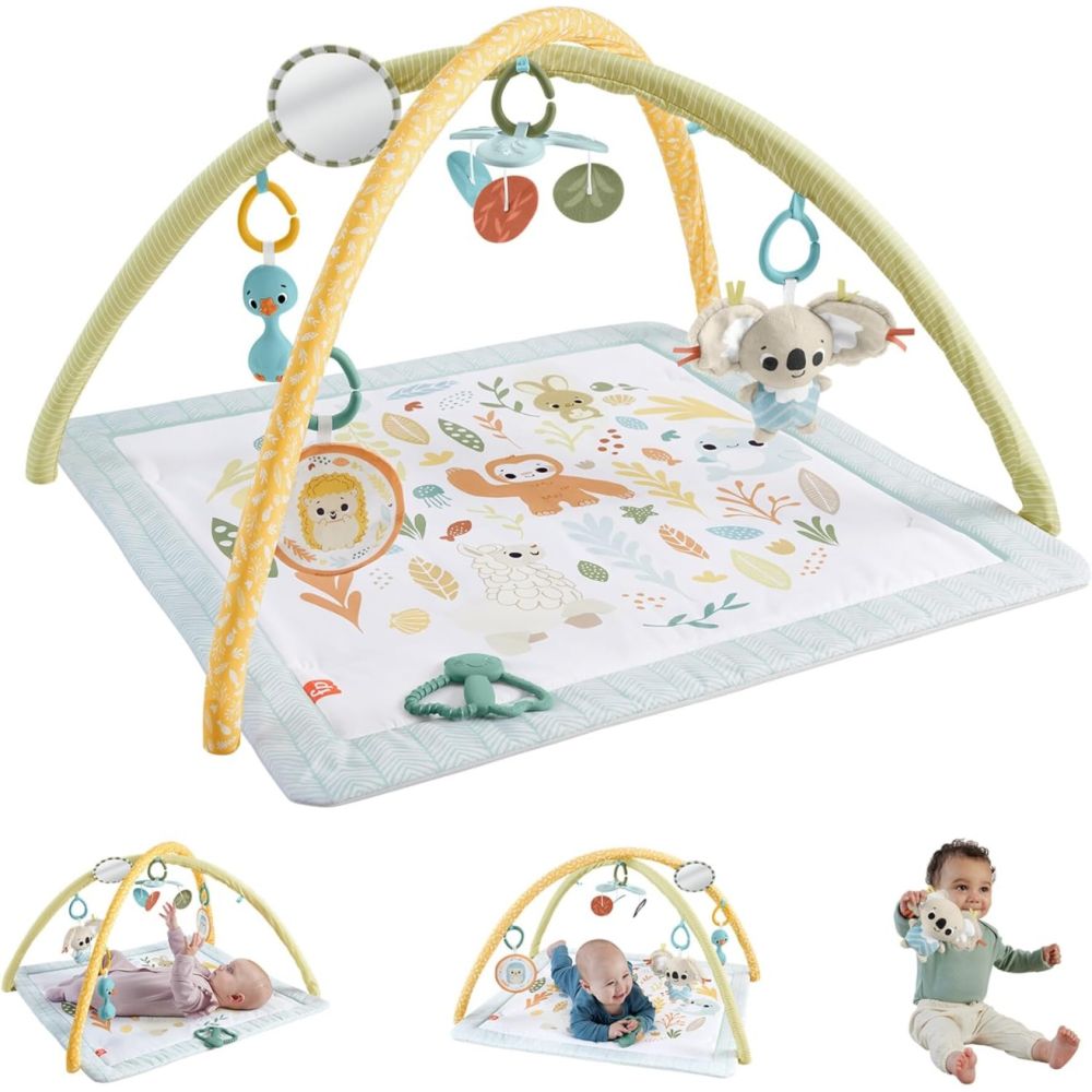 Активна бебешка гимнастика, Fisher Price, Simply Senses Newborn Gym, JMN74