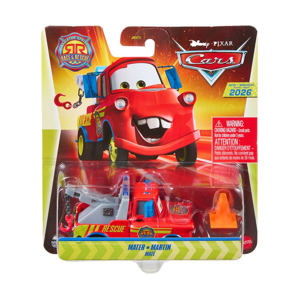 Кола с аксесоар, Disney Cars, Mater, 1:55, JMX74