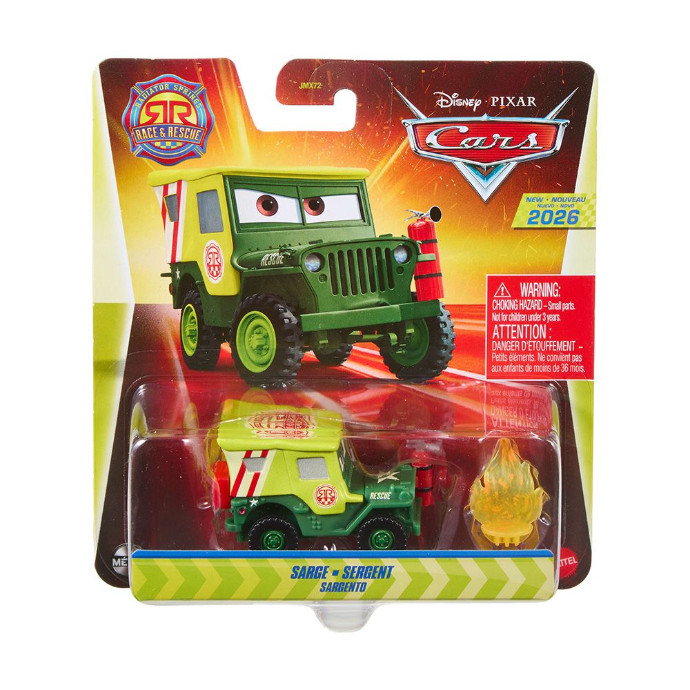 Кола с аксесоар, Disney Cars, Sarge, 1:55, JMX77