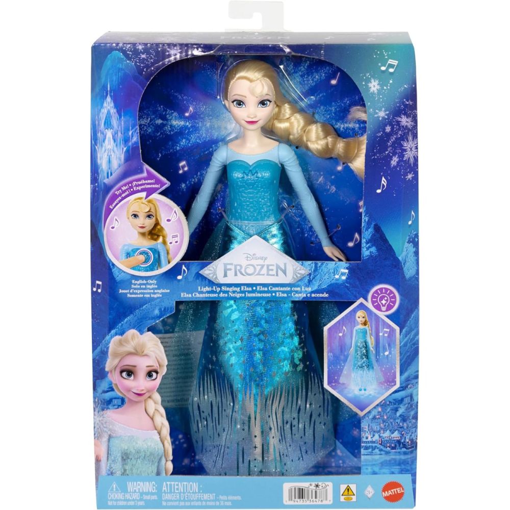 Кукла със светлини и звуци, Disney Frozen, Elsa Ice Power, JNB97