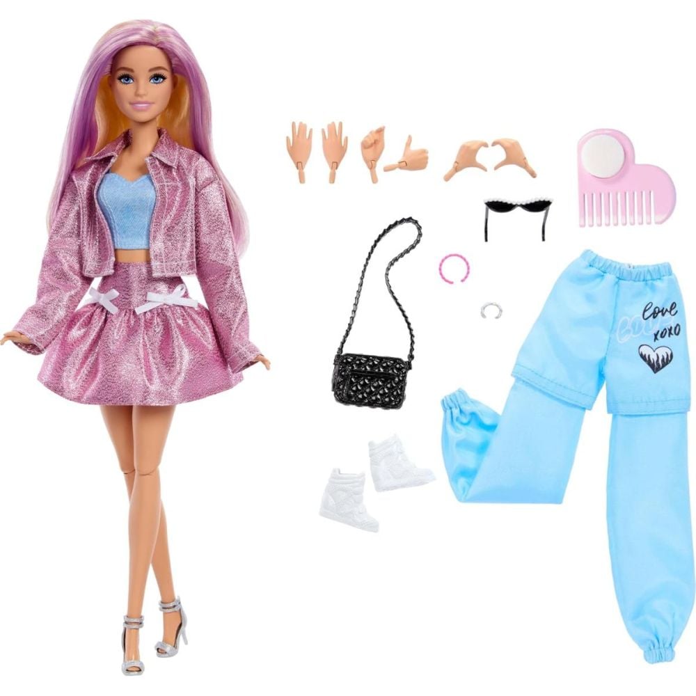 Кукла с модни аксесоари, Barbie Deluxe Style Fashion, JNC61