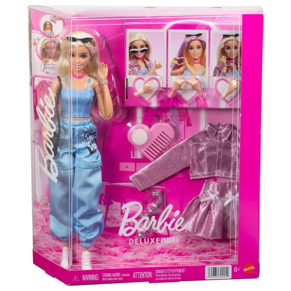 Кукла с модни аксесоари, Barbie Deluxe Style Fashion, JNC61