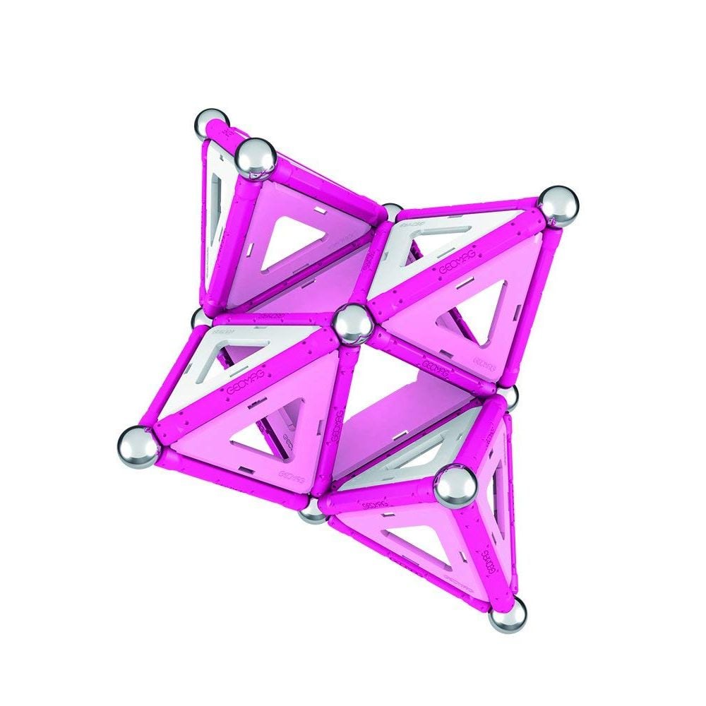Игра с магнитна конструкция Geomag Pink, 68 части
