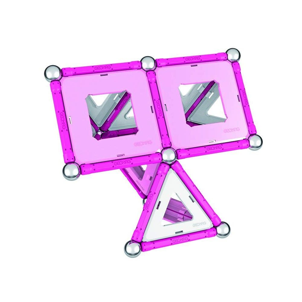 Игра с магнитна конструкция Geomag Pink, 68 части