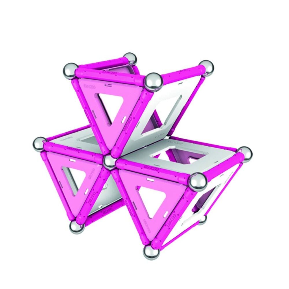 Игра с магнитна конструкция Geomag Pink, 68 части