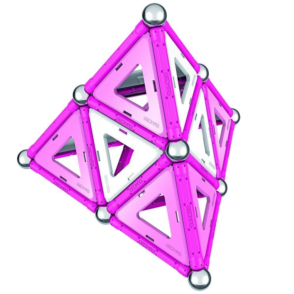 Игра с магнитна конструкция Geomag Pink, 68 части
