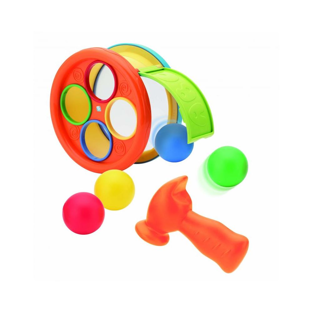 Бебешка играчка B-Kids - Hammer Drum Ball Drop
