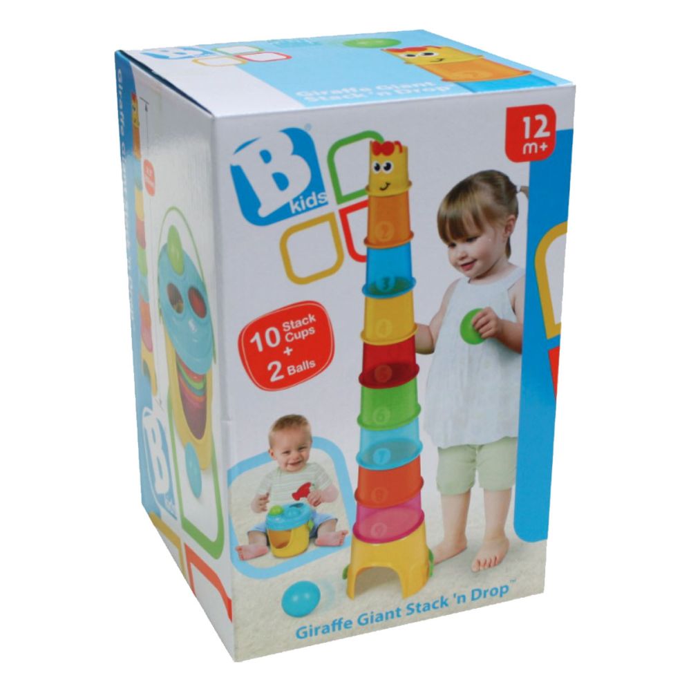 Бебешка играчка B-Kids - Жирафова кула