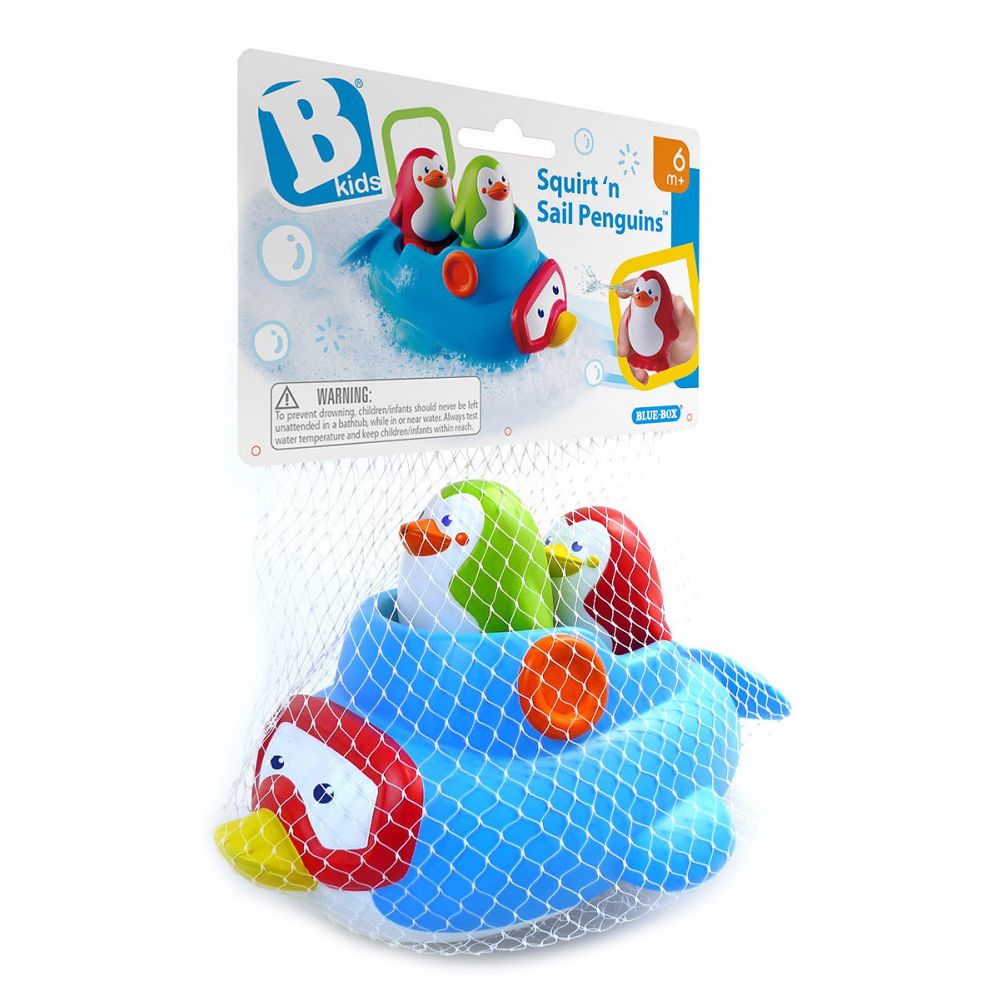 Играчка за баня B Kids - Плаващи пингвини