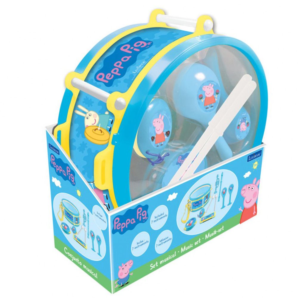 Комплект 7 музикални инструмента, Lexibook, Peppa Pig