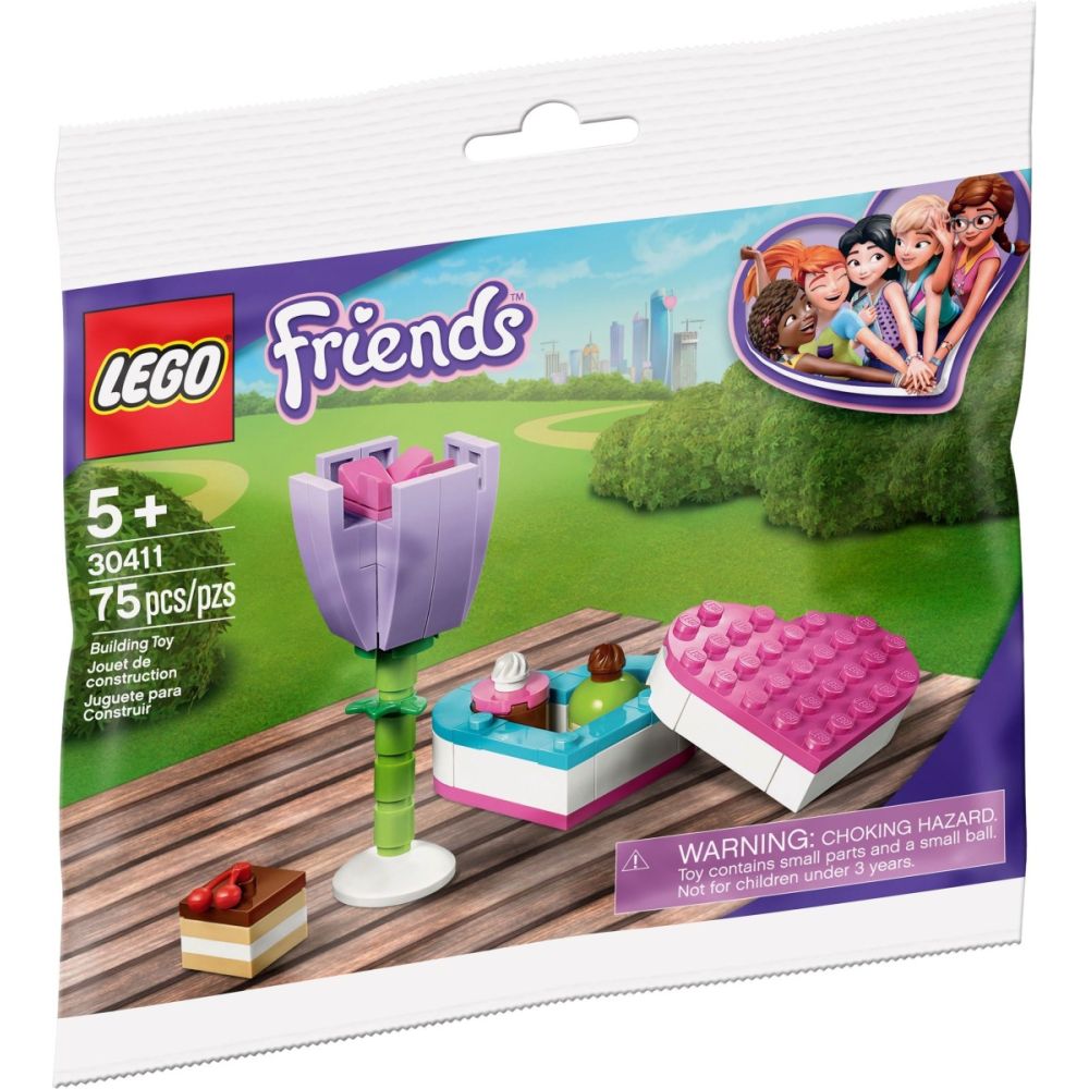 ПОДАРЪК - LEGO Кутия с шоколад и цветя (30411) - до изчерпване на количествата