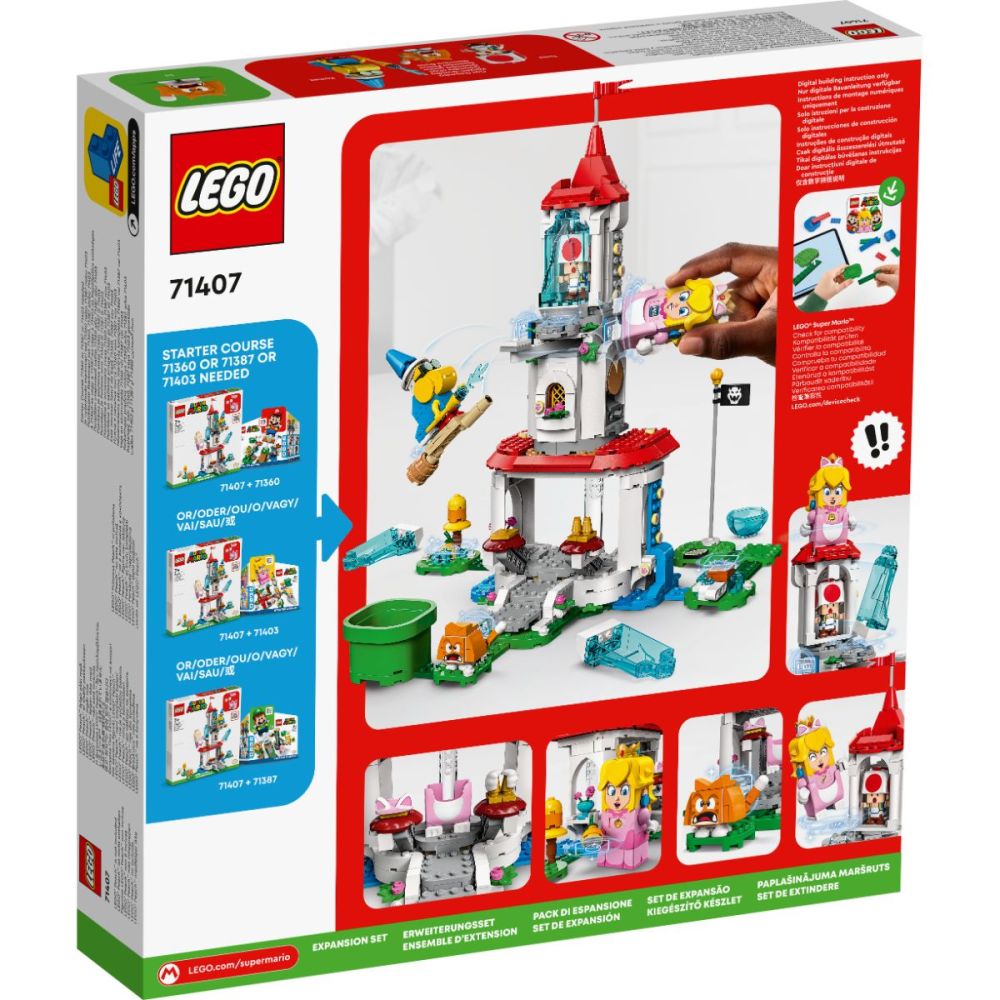 Lego® Super Mario - Комплект Cat Peach Suit and Frozen Tower (71407)