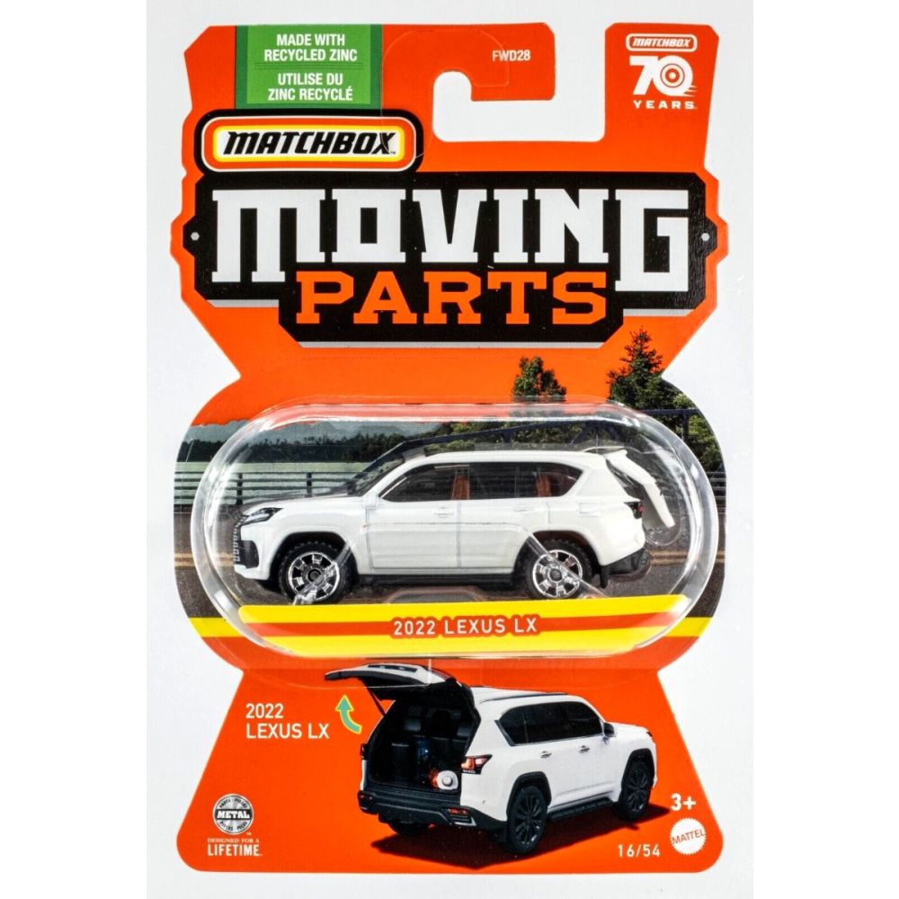 Количка Matchbox, Moving Parts, Lexus LX 2022, 1:64, HLG01