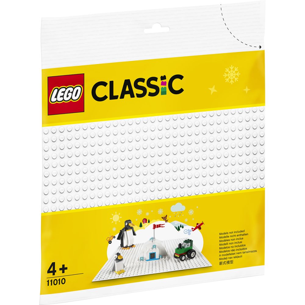 LEGO® Classic - Бяла строителна подложка (11010)