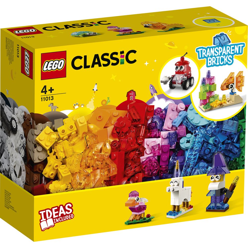LEGO® Classic - Творчески прозрачни тухлички (11013)