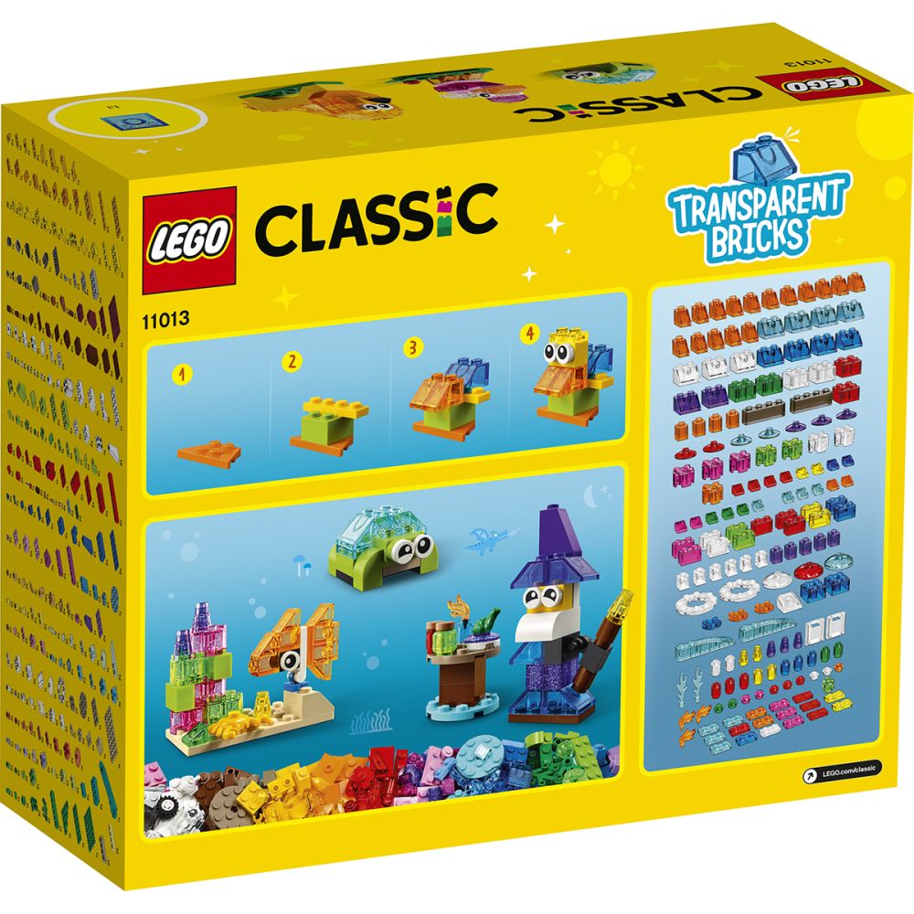 LEGO® Classic - Творчески прозрачни тухлички (11013)