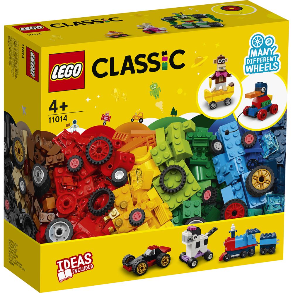 LEGO® Classic - Тухлички и колела (11014)